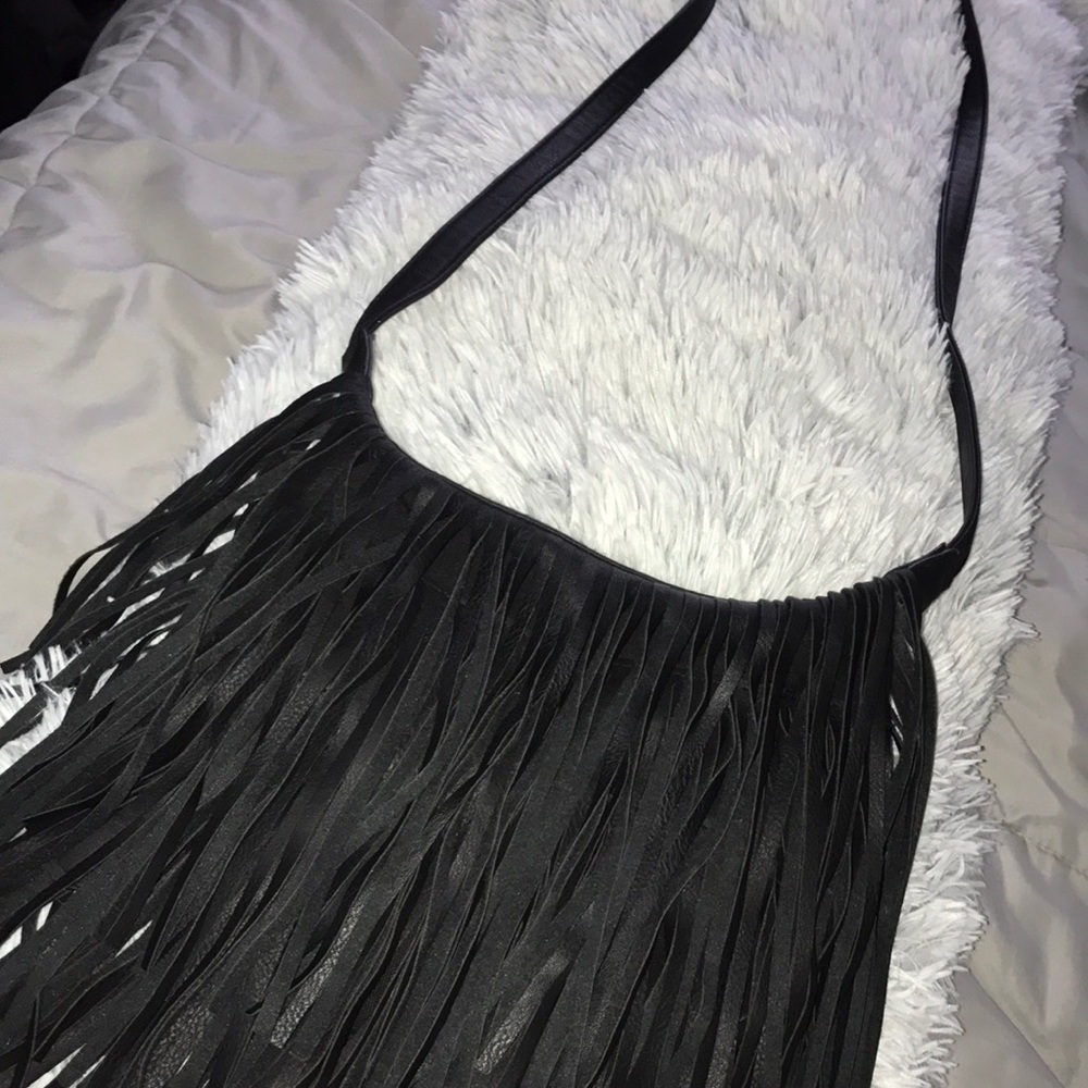 Fringe Crossbody Hobo